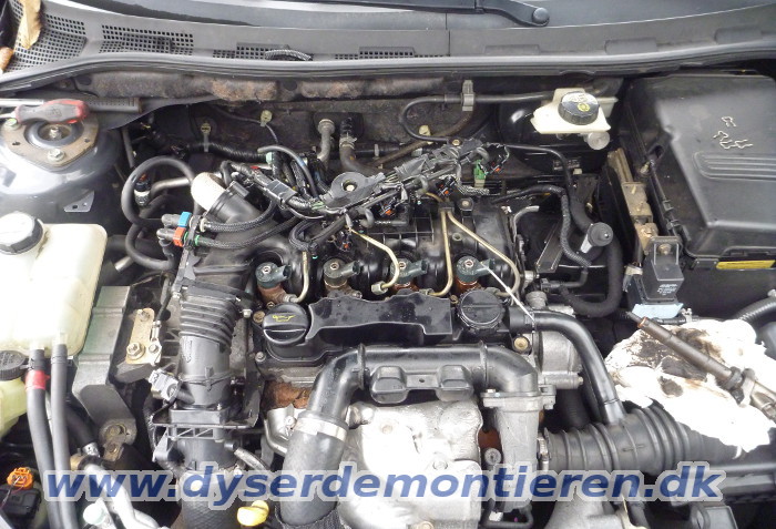 Aftrækning af indsprøjtningsdyser fra Mazda 3
                med 1,6 CITD motor